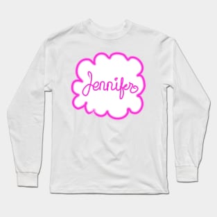 Jennifer. Female name. Long Sleeve T-Shirt